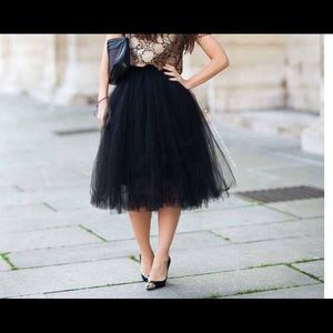 NWOT Tulle Full Skirt